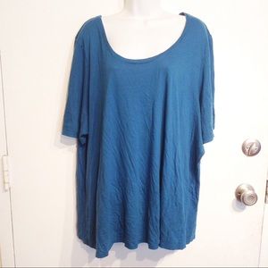 🌟5 for $25🌟 Lane Bryant Plus Size Teal Blue Tee